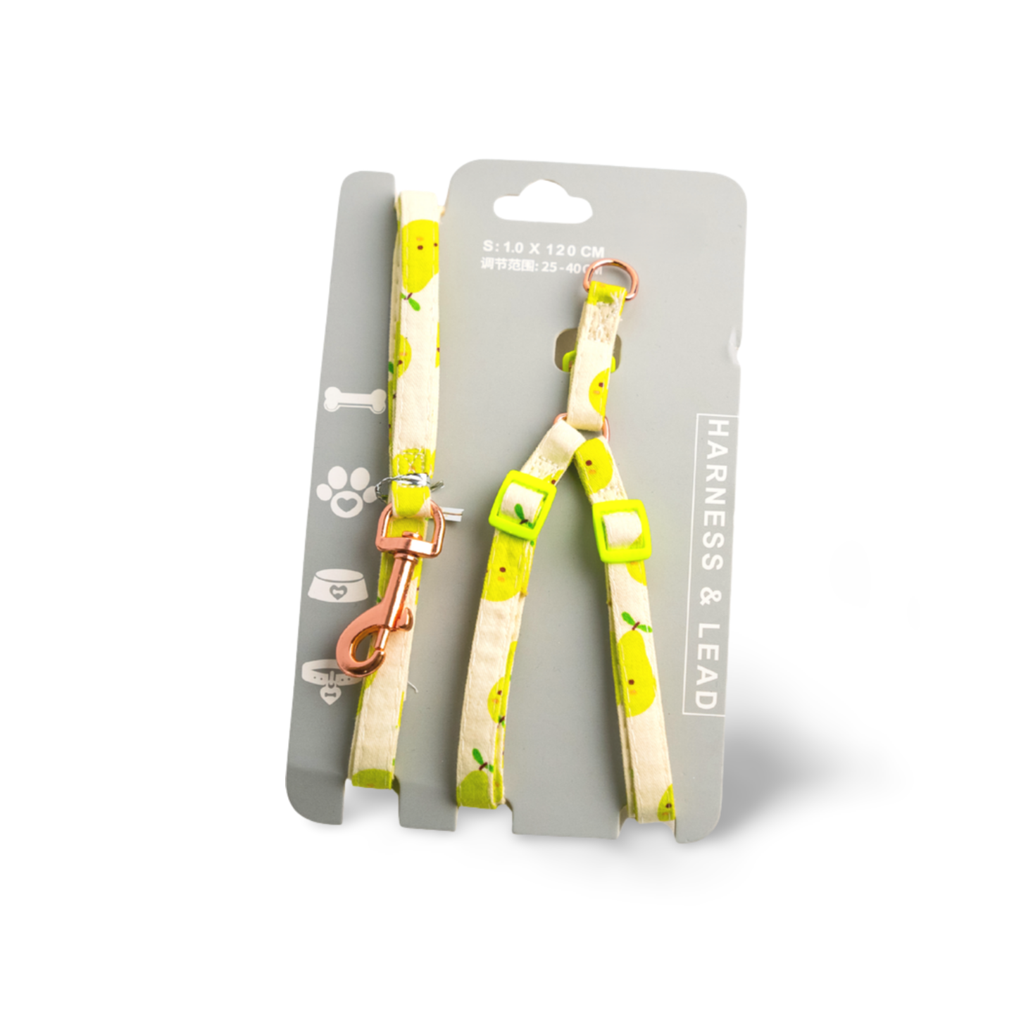 Pechera con correa de pera para mascota