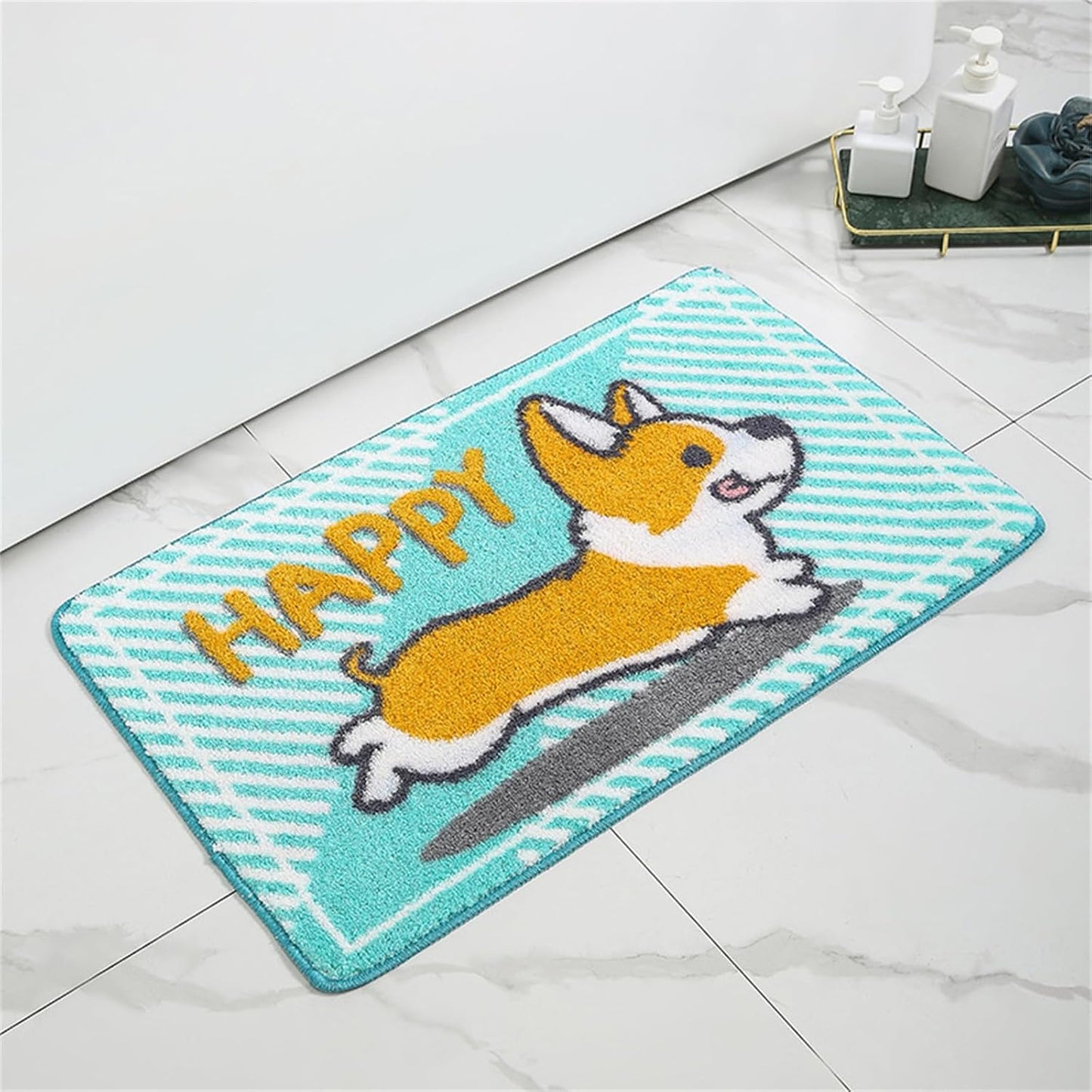 Alfombre celeste de Corgi